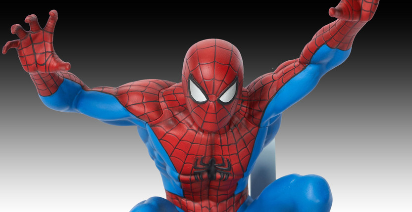 Diamond Painting Spiderman Skyline, Full Image - Painting