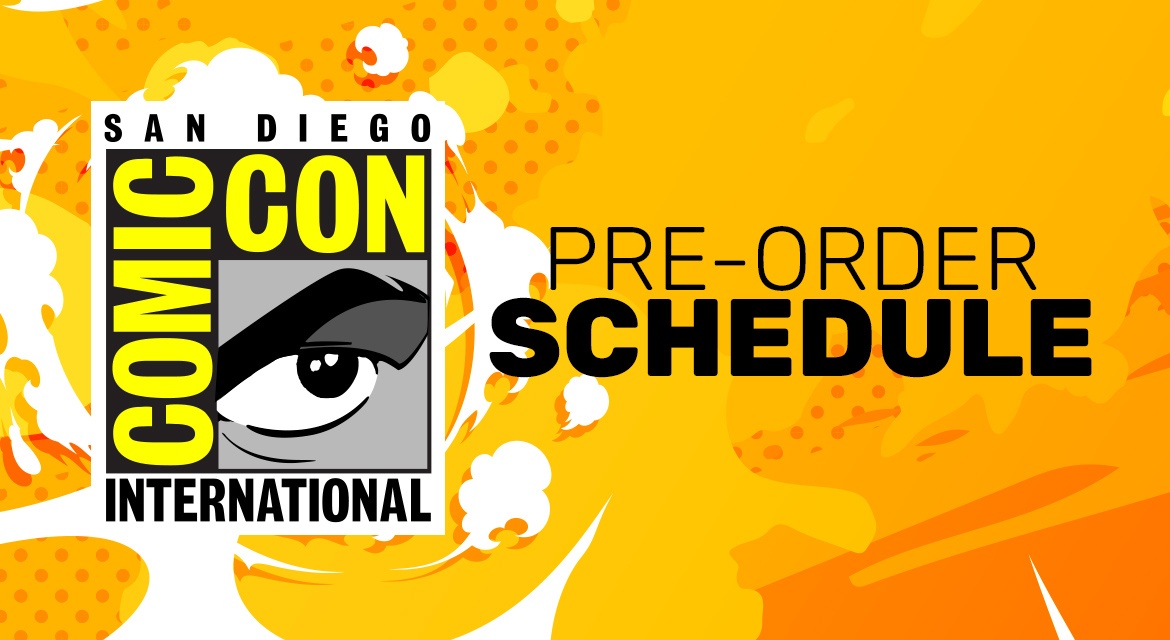 SDCC 2024 Exclusives PreOrder Schedule Diamond Select Toys