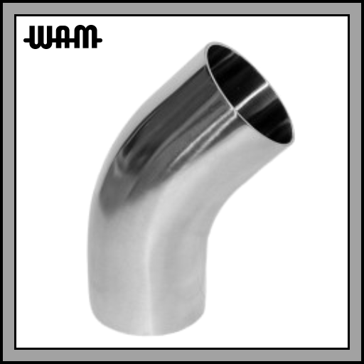 45deg Long Radius Bend SS 316