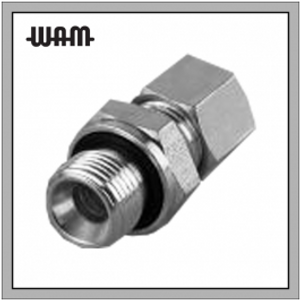 BSPP With 60 Deg Cone Seat and Captive Seal x Metric