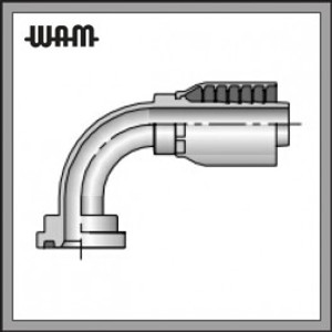 SAE Code 61 Flange - 90° Elbow