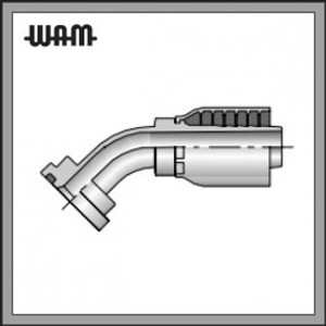 SAE Code 62 Flange - 45° Elbow