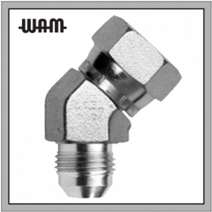 JIC Male x JIC Female Swivel 45 Deg Elbow