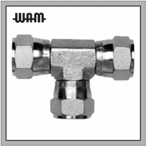 JIC Female Swivel x JIC Female Swivel x JIC Female Swivel Tee