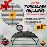 Porcelain Grilling Gift Set - 18 " for Large Model