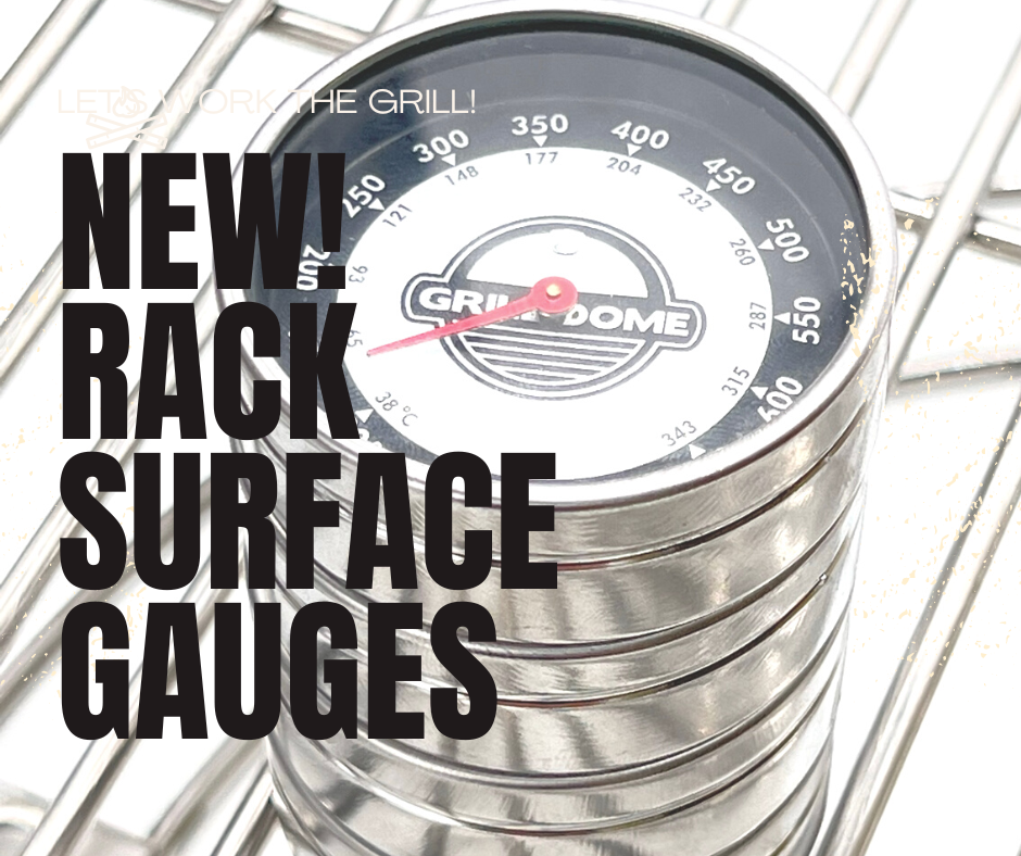 Rack Surface Temperature Gauge / Works on all Kamados / 304 Stainless Steel