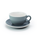 Revolution Classic Porcelain Cups + Saucers (Grey)