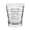 2oz Lined "One Shot" Shot Glass