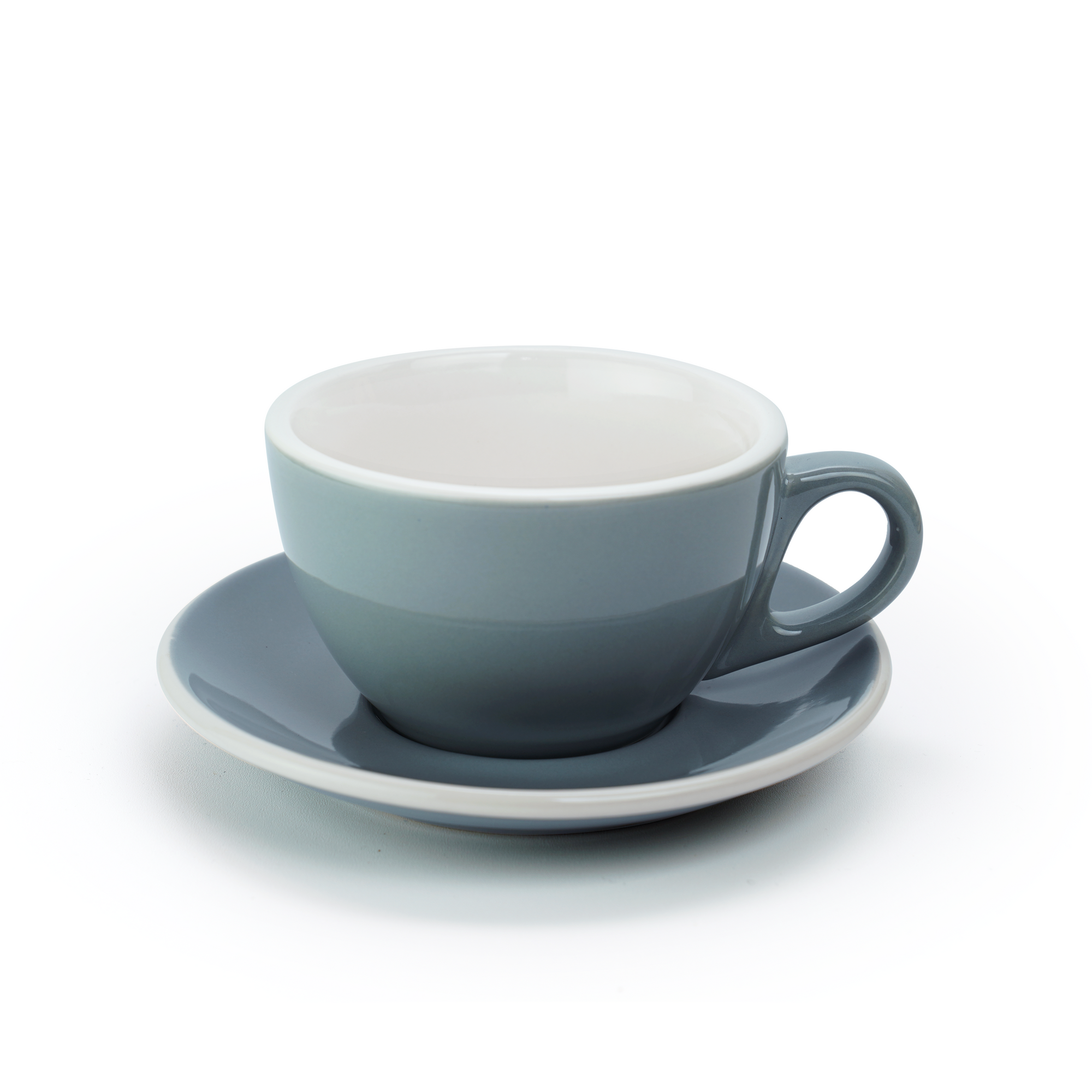 Espresso Cups - 6Oz Coffee Cups with Saucers, Porcelain