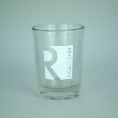 Revolution 3 oz. Extra Wide, Dual-Spout Shot Glass