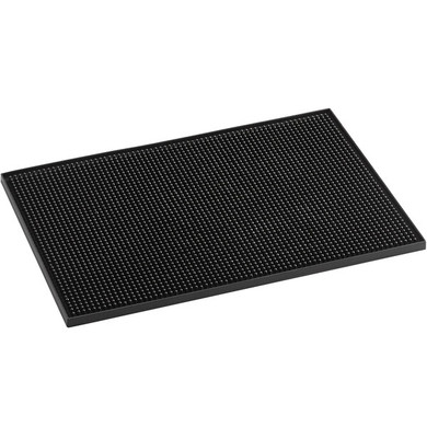 Black Bar Mat (12" x 18")