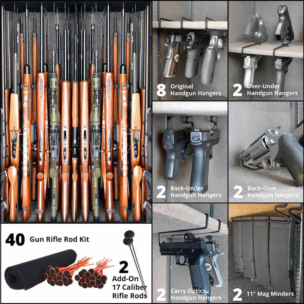 EXTREME Package Gun Safe Accessories - Gun Storage Solutions