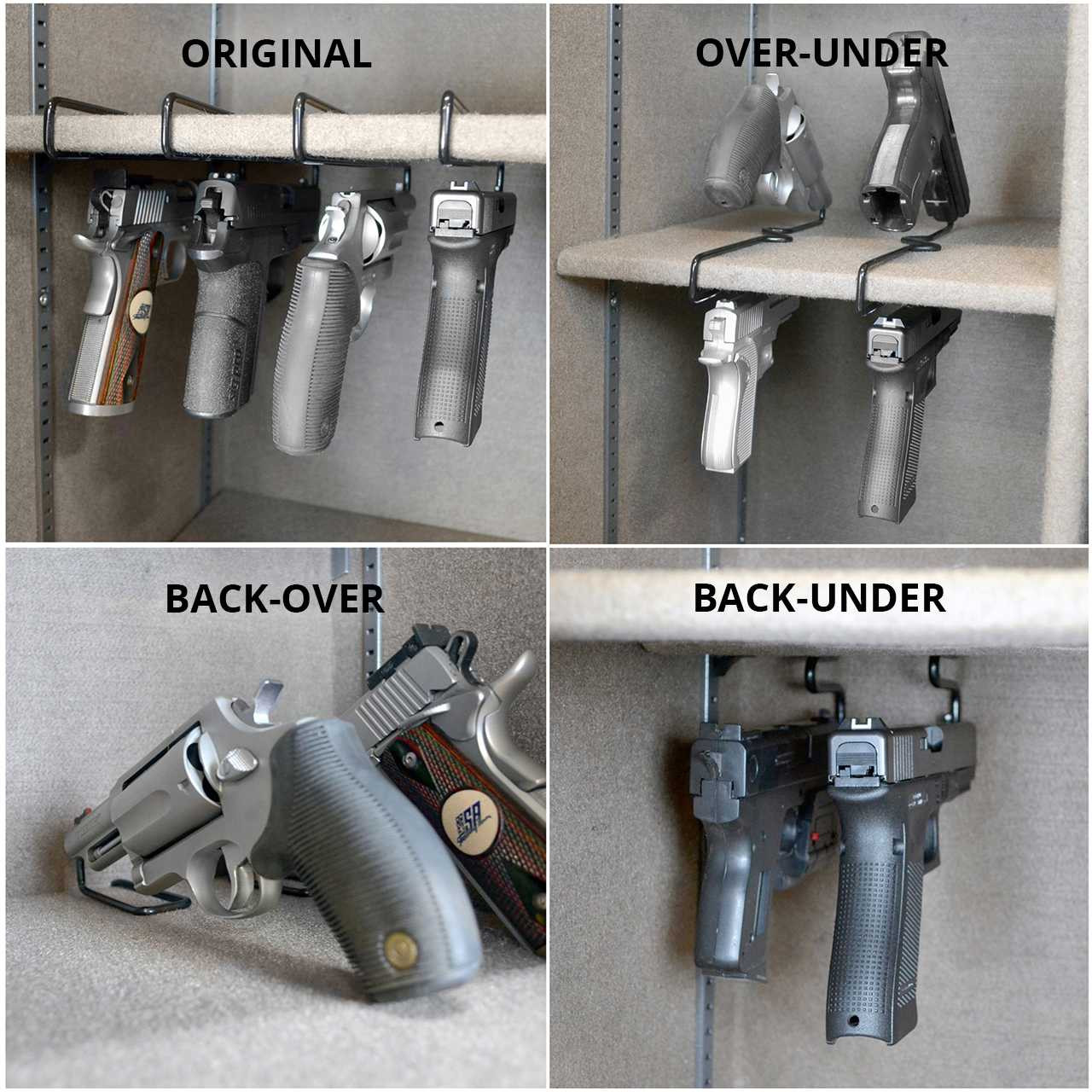 Accessory - Storage - Handgun Hanger - 4 Pack 