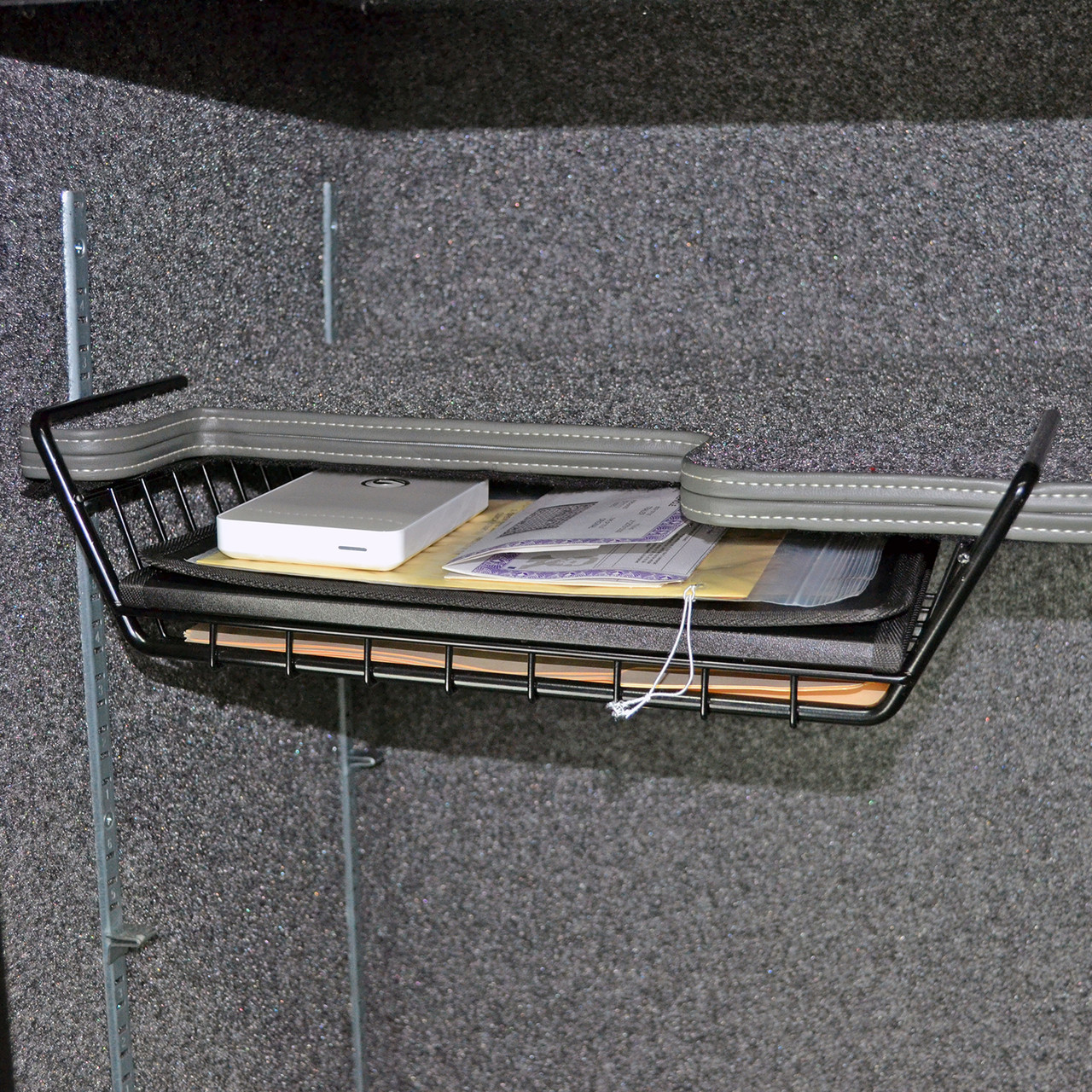 Gun Storage Solutions Under Shelf Shooting Gear Storage Basket