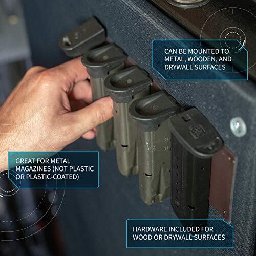gun safe magazine holder magnet