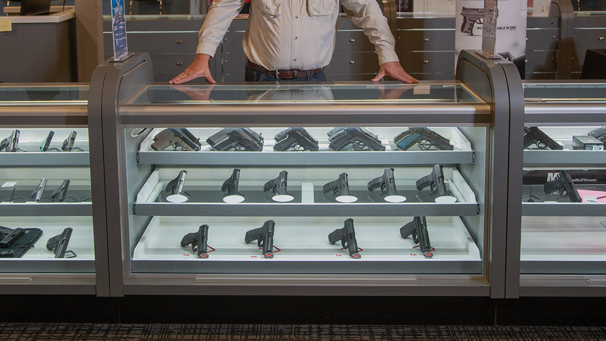 retail gun display racks