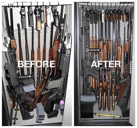 Rifle Rods short gun, AR AK storage