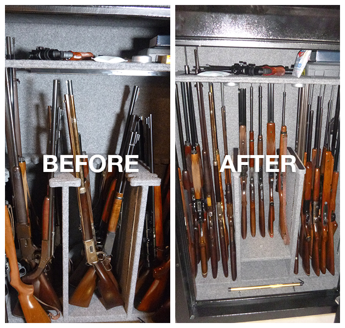 John Doe's Gun Safe With Rifle Rods Gun Storage Solutions