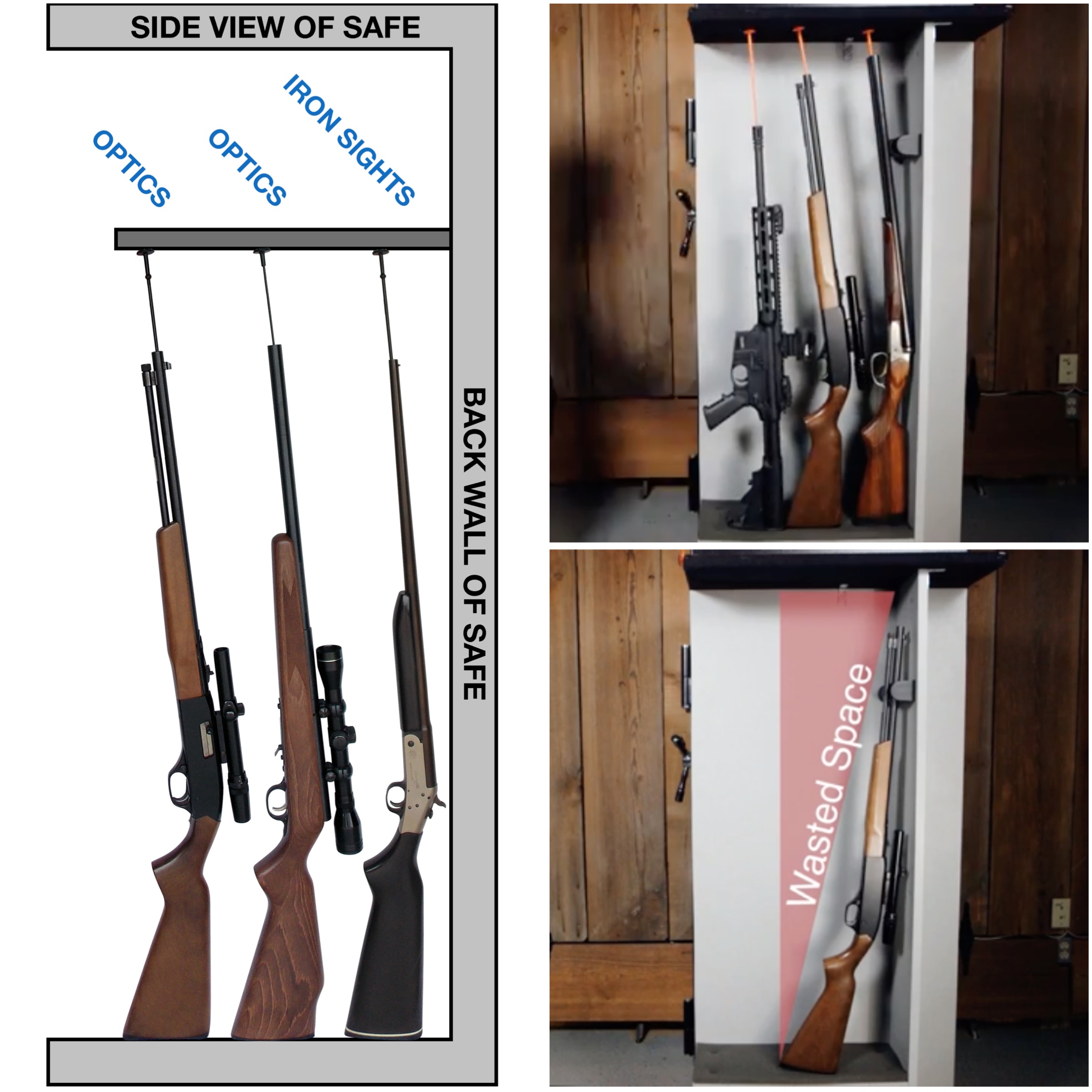 Rifle Rods Shelf Liner