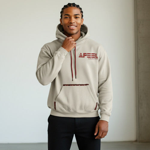 Beige Rhinestone Buddha Graphic Hoodie – Apeel Collection

Elevate your streetwear with a bold blend of comfort, culture, and artistry. The Beige Rhinestone Buddha Graphic Hoodie from Apeel Collection is crafted for those who want standout style without sacrificing softness or warmth.

Made from 100% premium cotton, this hoodie delivers a warm, ultra-soft feel—perfect for cool days, cozy nights, and year-round layering. The neutral beige tone pairs effortlessly with any look, making it a versatile must-have for your wardrobe.

✨ Stunning Rhinestone Artwork

The back features an eye-catching rhinestone Buddha head graphic, intricately designed to shimmer with every movement. Hoodie has stunning Red Rhinestone Laces. This detailed artwork blends spirituality and street style, giving the hoodie a unique, elevated edge.

? Clean Front Design + Signature Branding

The front showcases the Apeel Collection logo and stylish contrast drawstrings, adding a touch of modern detail while keeping the overall look sleek and minimal.

✔ Features

100% warm, ultra-soft cotton

Premium beige colorway

Detailed rhinestone Buddha head graphic on the back

Apeel Collection front logo

Contrast drawstrings and pocket trim accents

Relaxed, comfortable fit

Durable construction for long-lasting wear

Make a statement from every angle with a hoodie that’s just as expressive as you are. Perfect for streetwear lovers, fashion creatives, and anyone who appreciates standout design.