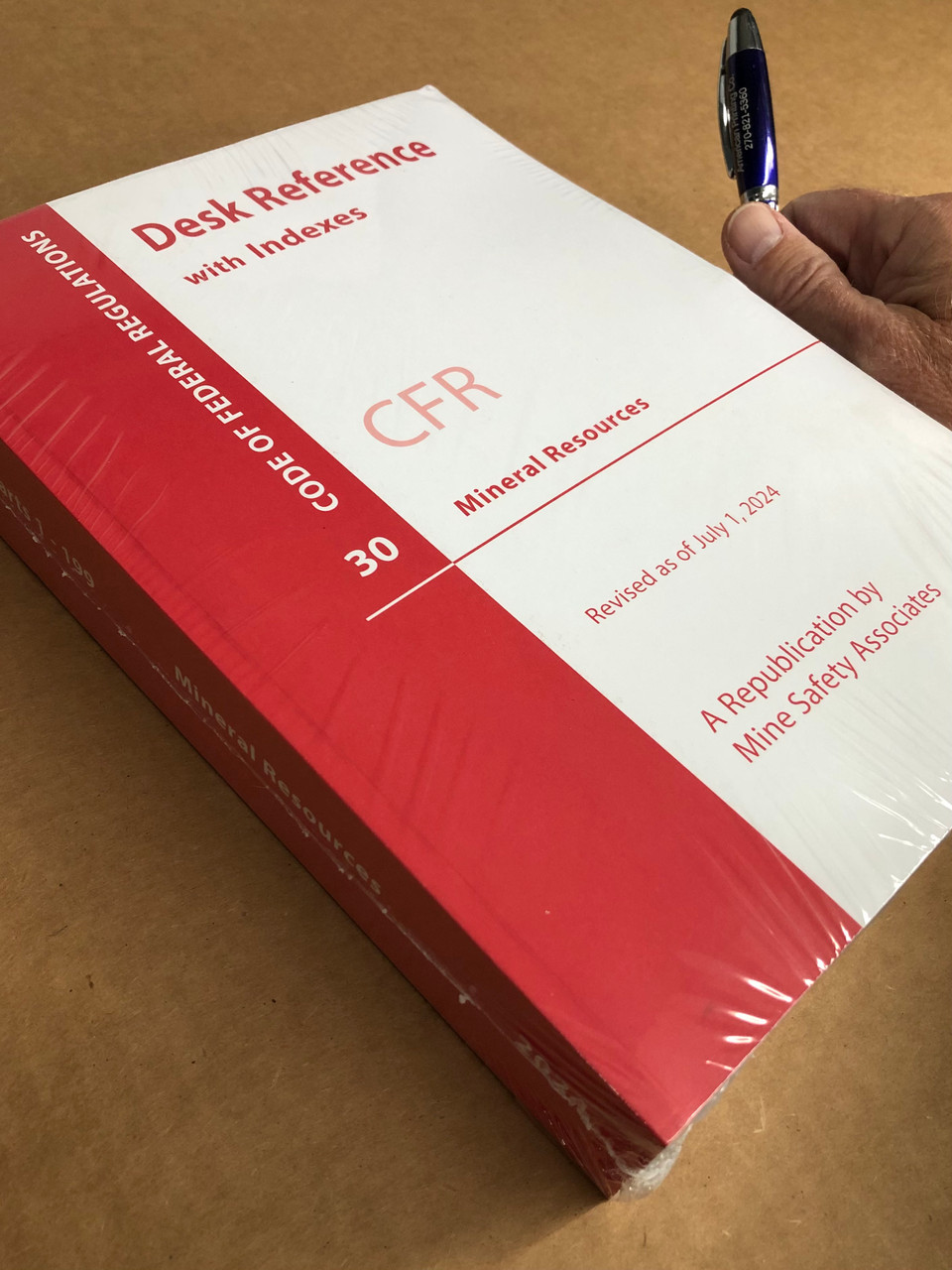 30 CFR Code of Federal Regulations Desk Reference Paperback Book