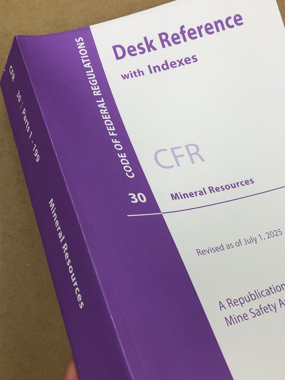 MSHA Regulations Book