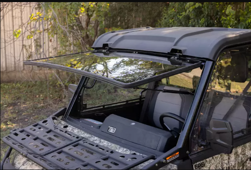 FULL TIP OUT WINDSHIELD - HARD COATED POLY