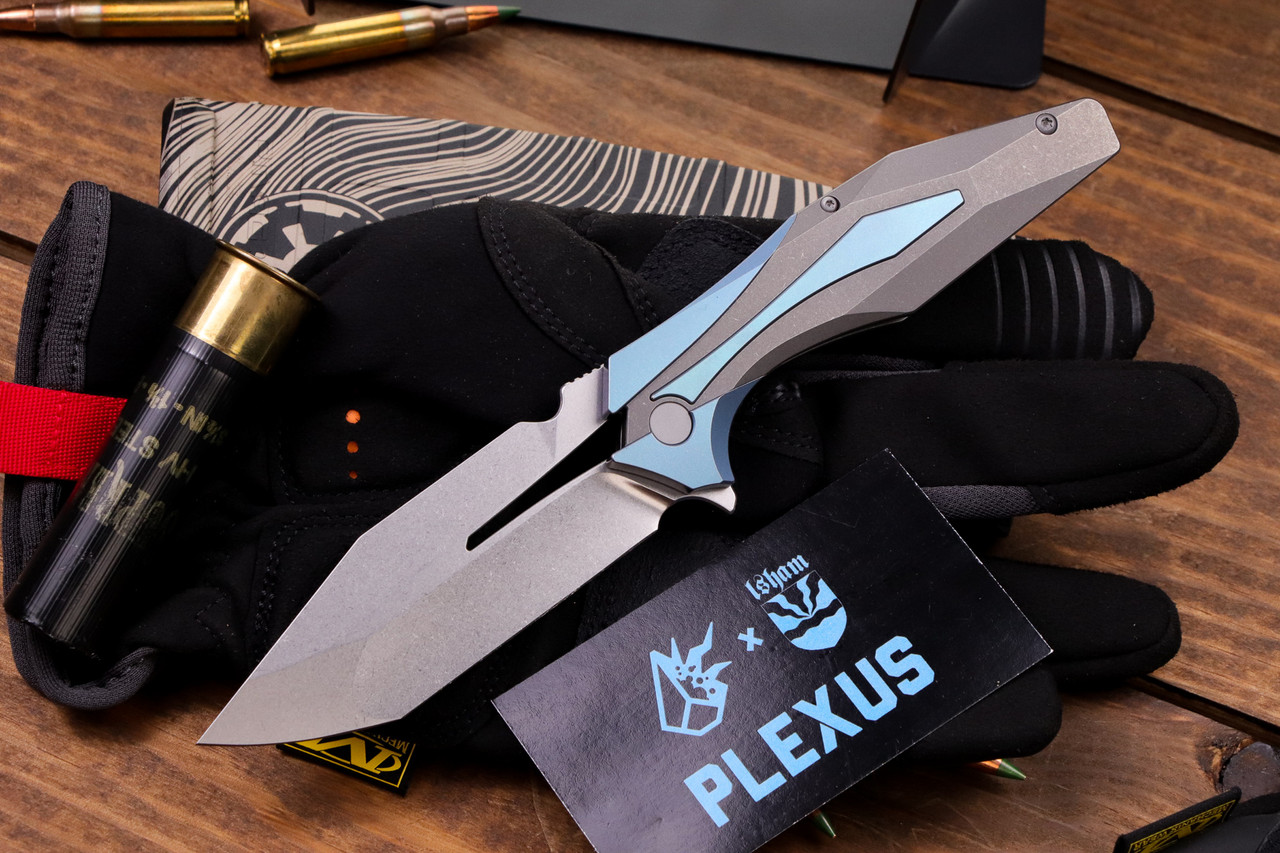 Arcane Design/Isham Bladeworks "The Plexus" Folding Knife Grey