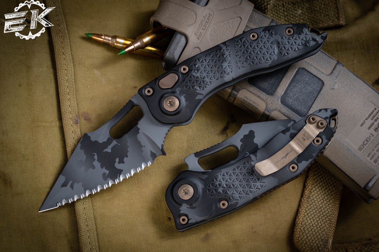Microtech/Borka Blades Stitch Auto Urban Camo 3.75