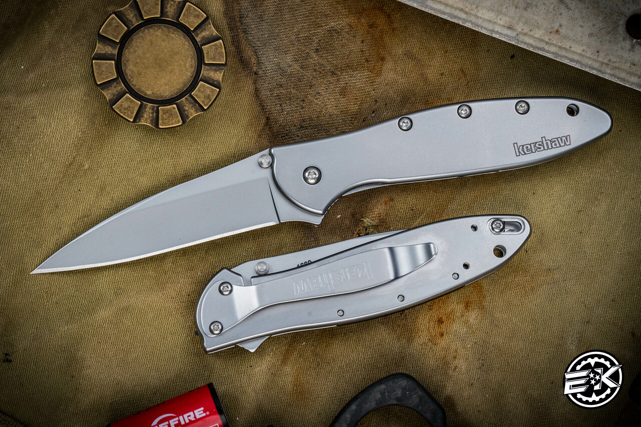 Kershaw Leek 1660 Stainless Assisted Flipper Knife 3