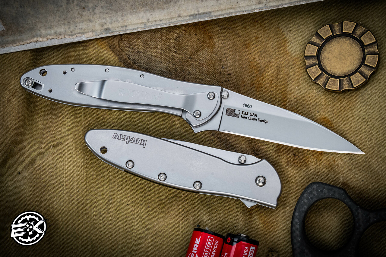 Kershaw Leek 1660 Stainless Assisted Flipper Knife 3