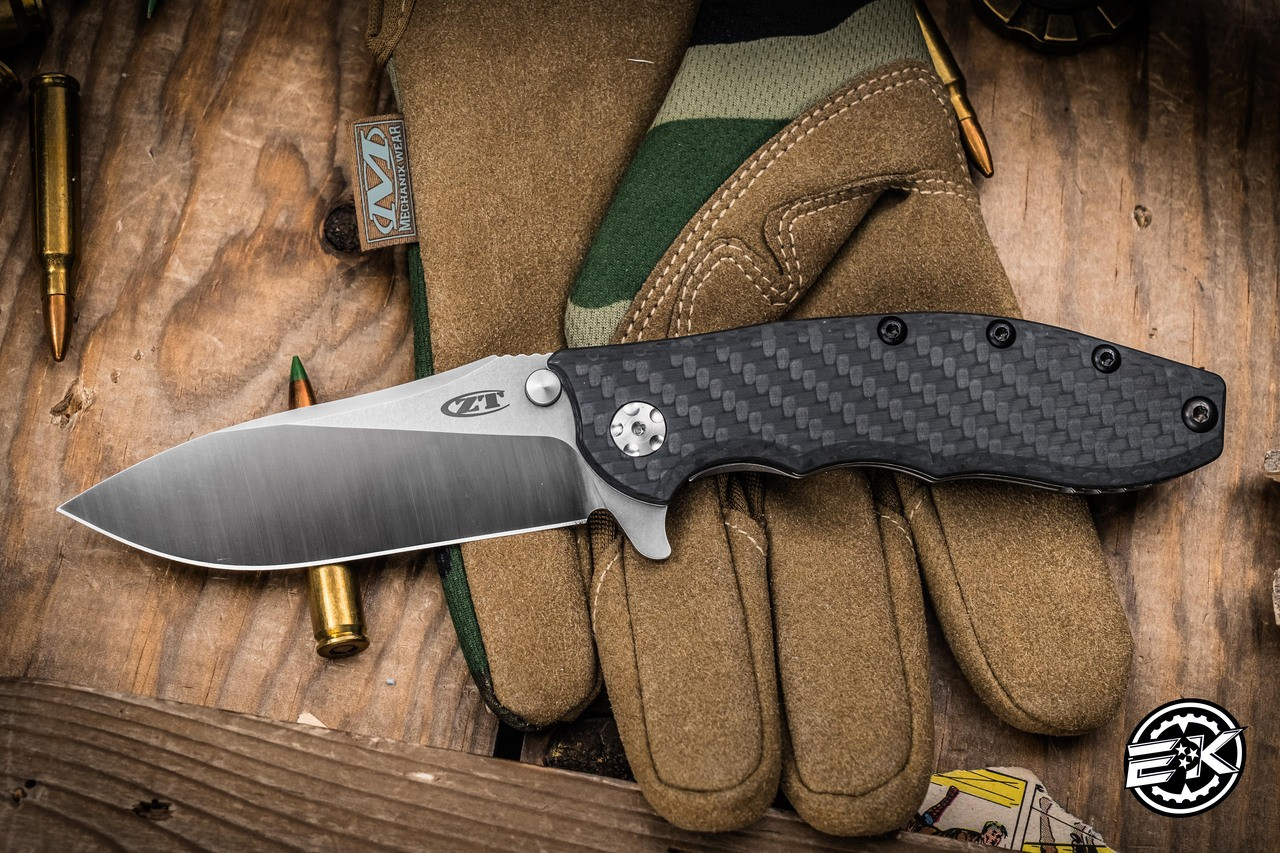 Zero Tolerance Hinderer 0562CF Folding Knife Carbon Fiber 3.5