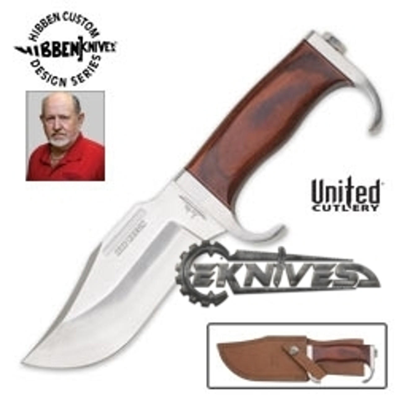 Fighting Knives > Hibben Knives > Hibben FPRs > 1994 Raptor Bowie Knife FPR  0034/7500 - UC750 - United Hibben