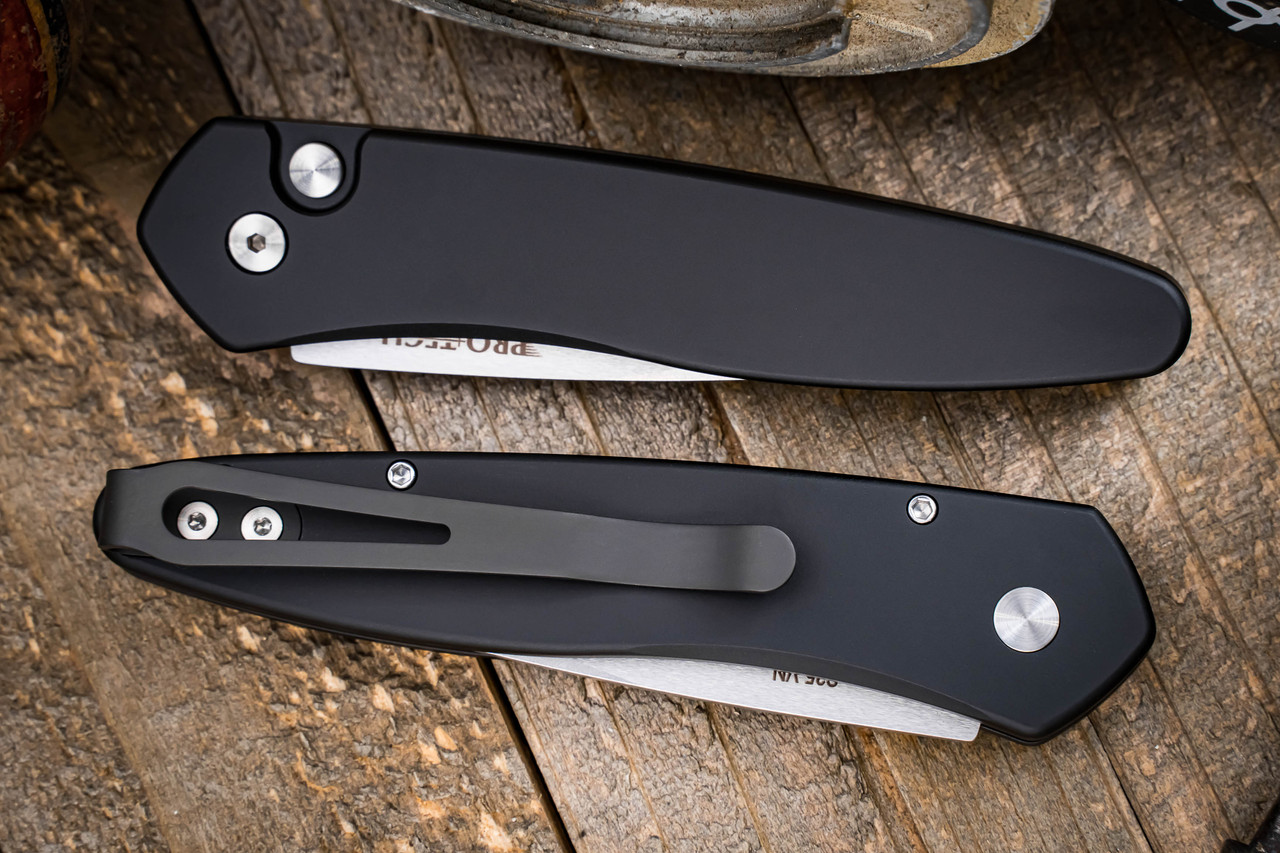 ProTech Newport Automatic Folding Knife Black 3