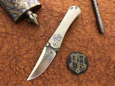 Borka Blades SBKF Titanium Metallic Crest Logo M390 Satin 2018