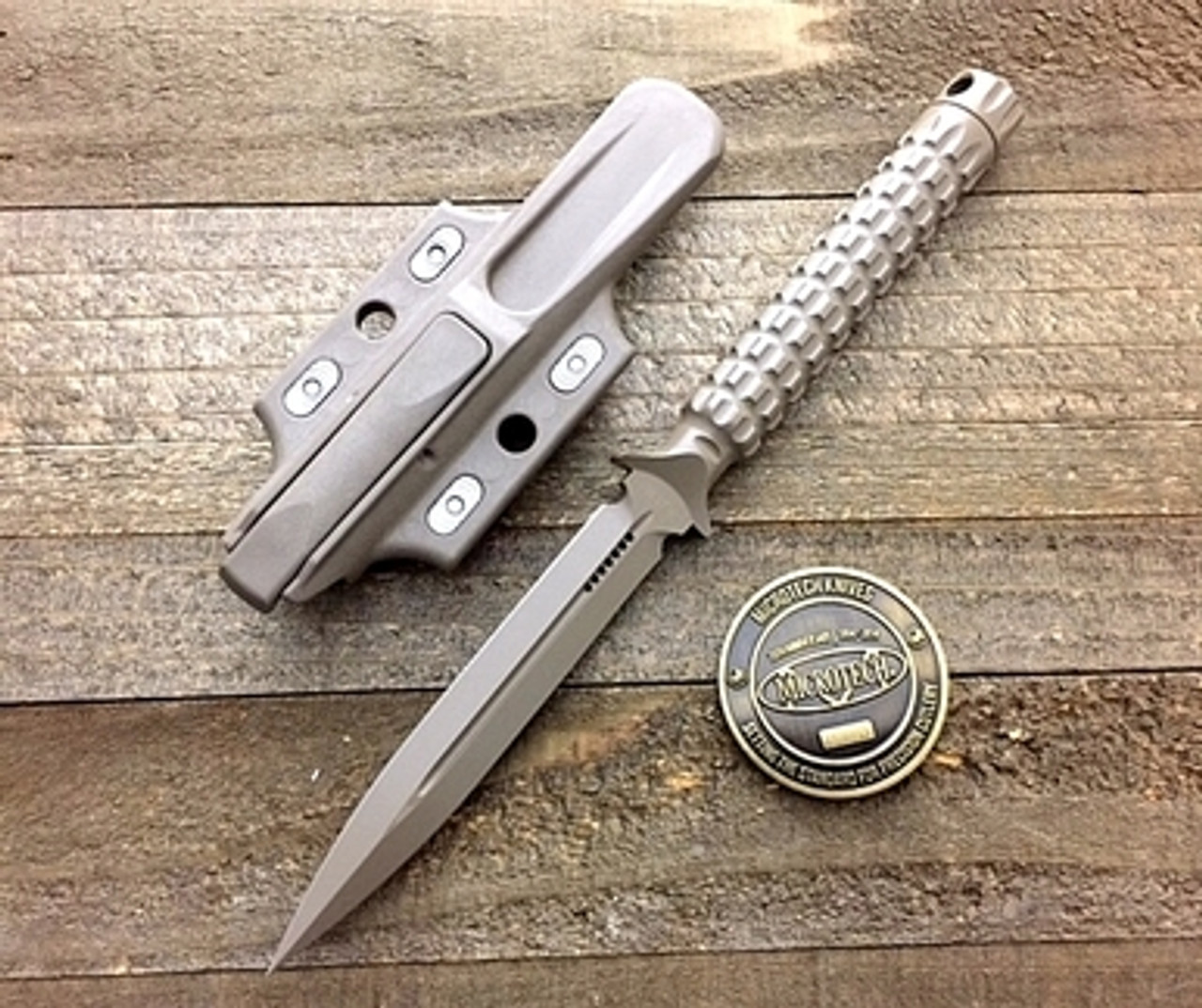 Microtech ADO Tan DE Fixed Blade 4.5