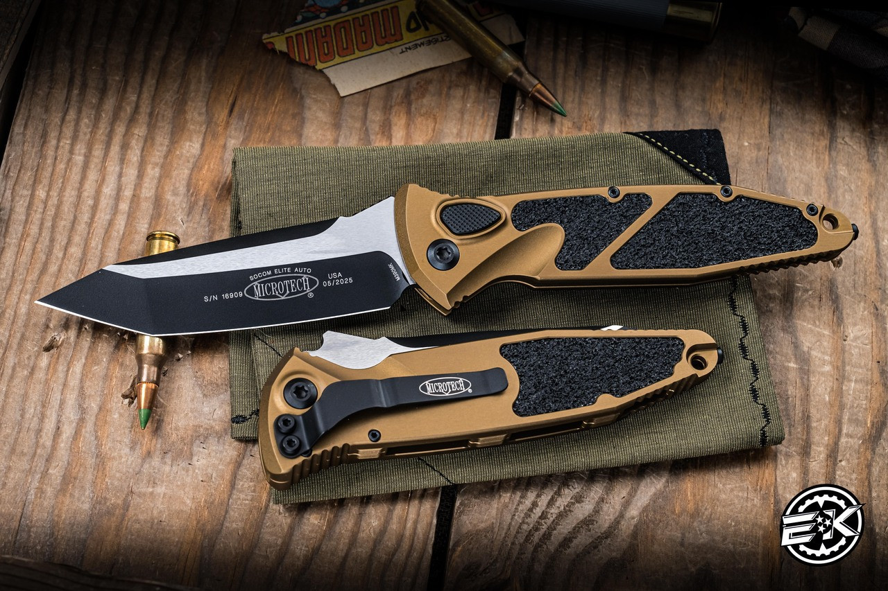Microtech Socom Elite Automatic Tan 4