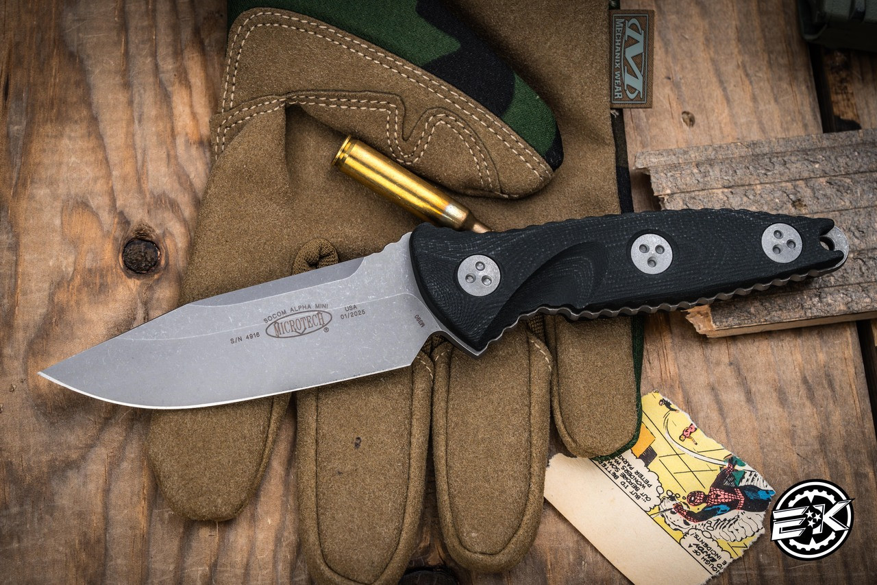 Microtech Socom Alpha Mini G10 Fixed Blade 3.75
