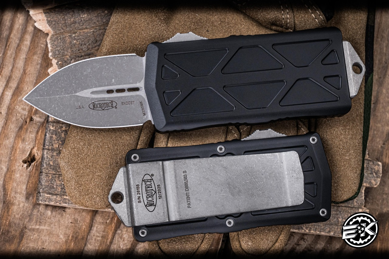 Microtech Exocet Money Clip OTF Automatic Knife 1.9