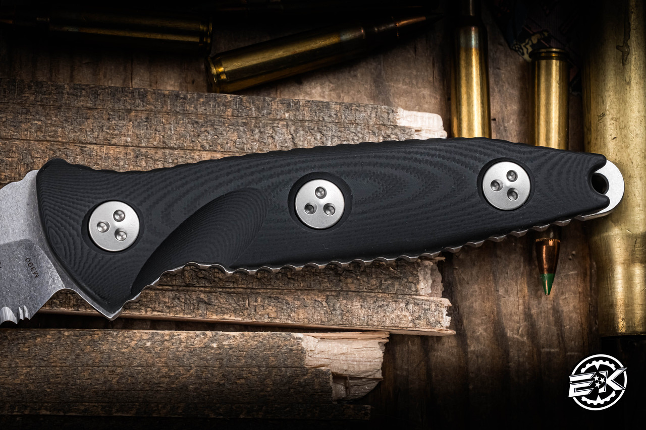 Microtech Socom Alpha Fixed Blade Knife Black G10 5