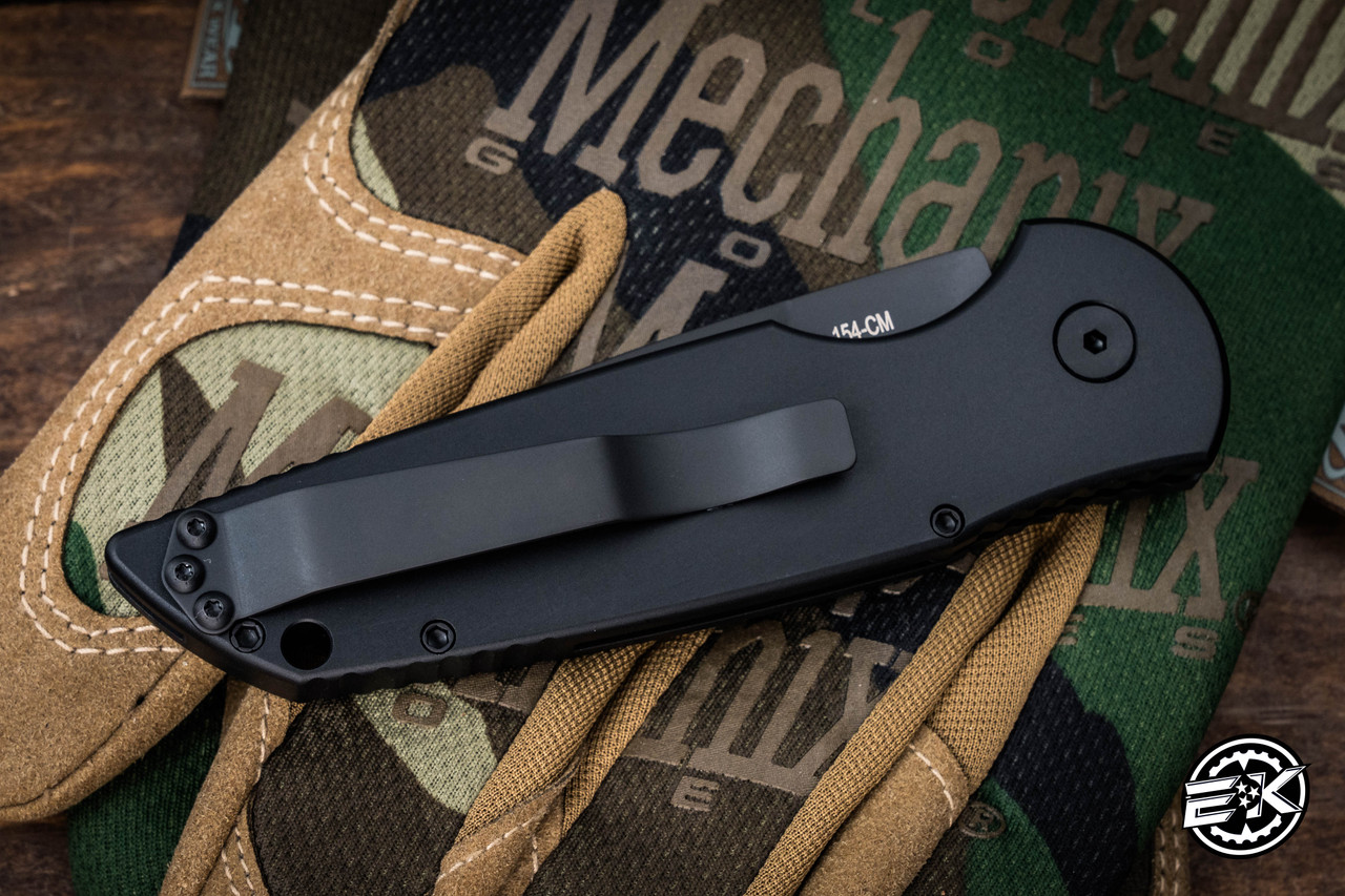 Protech TR-3 Tactical Response Black Aluminum SWAT Left Hand