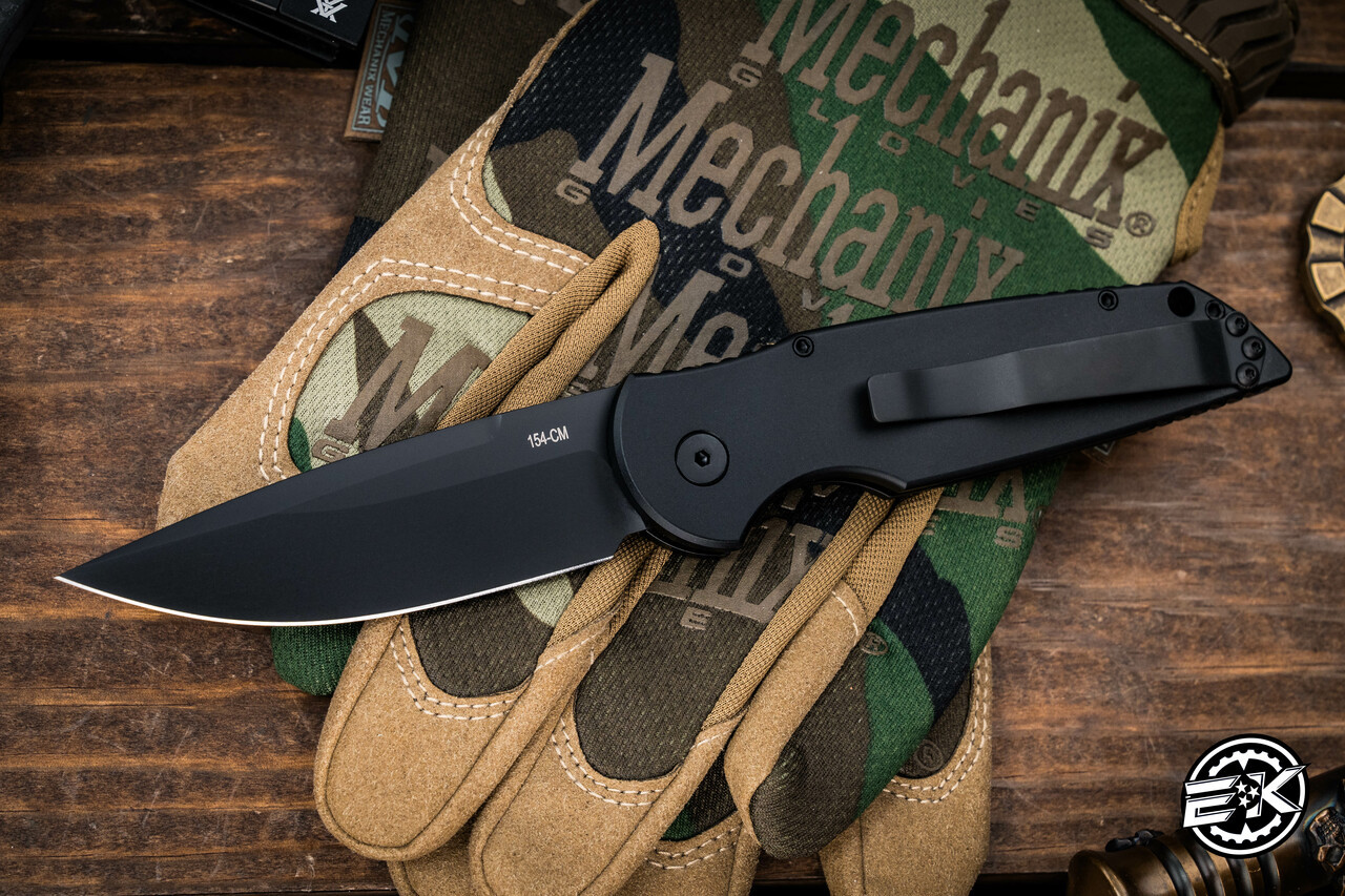 Protech TR-3 Tactical Response Black Aluminum SWAT Left Hand