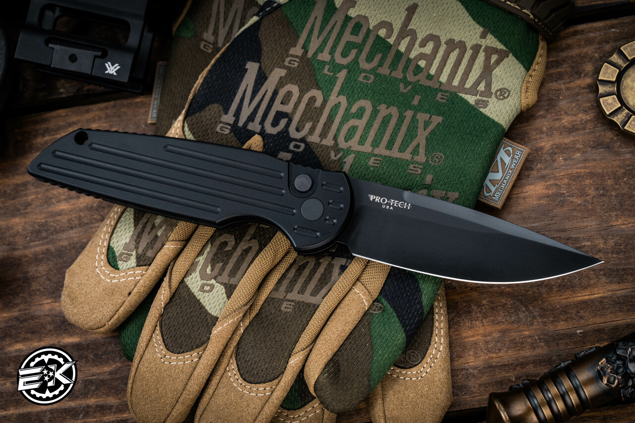 Protech TR-3 Tactical Response Black Aluminum SWAT Left Hand