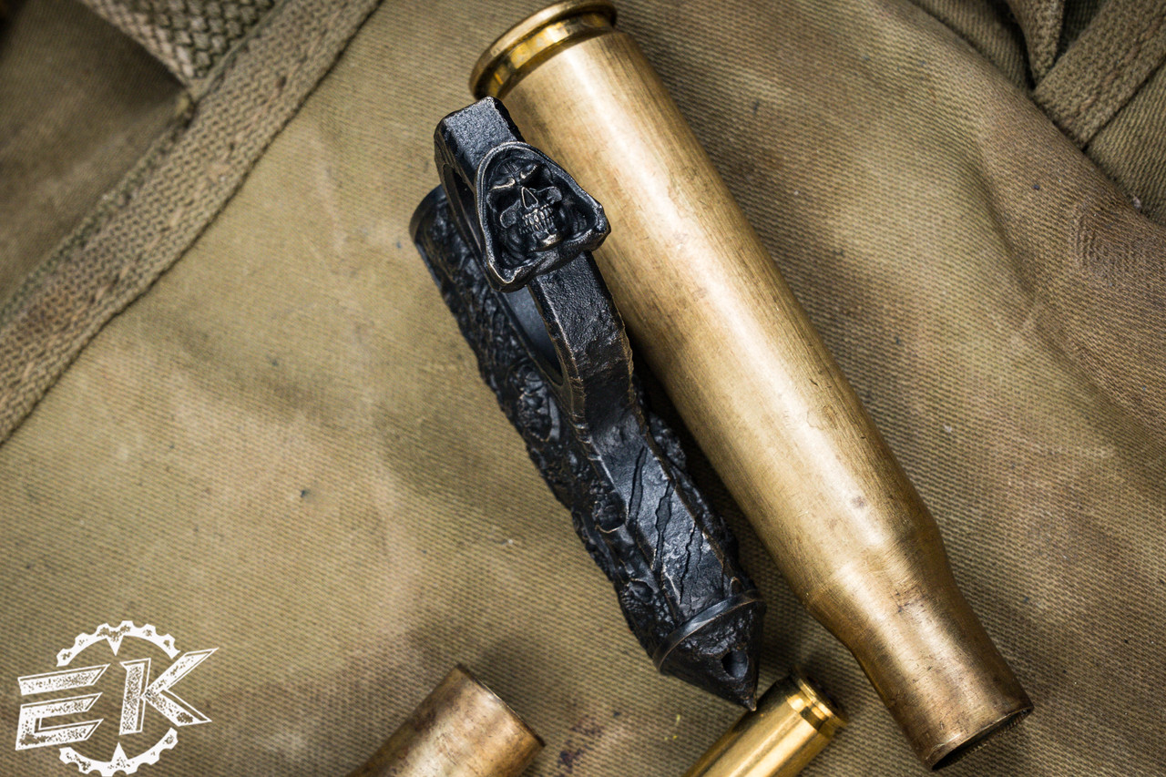 Bastinelli Creations/2 Saints Tactical Custom Bronze Mini Bic Lighter Case  - KnifeCenter - BC-MXCASEBZ