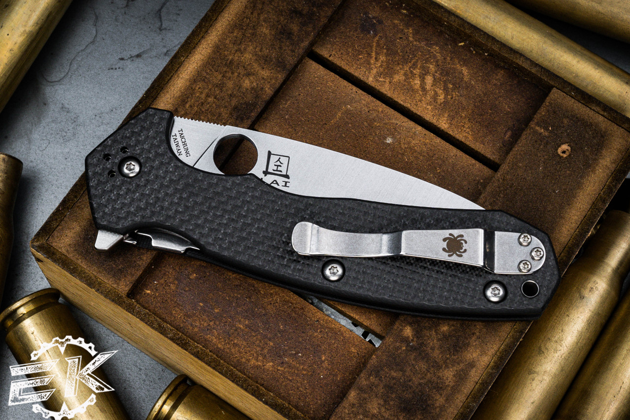 Spyderco/Brian Lai Amalgam Flipper Carbon Fiber/G10 Laminate 3.8