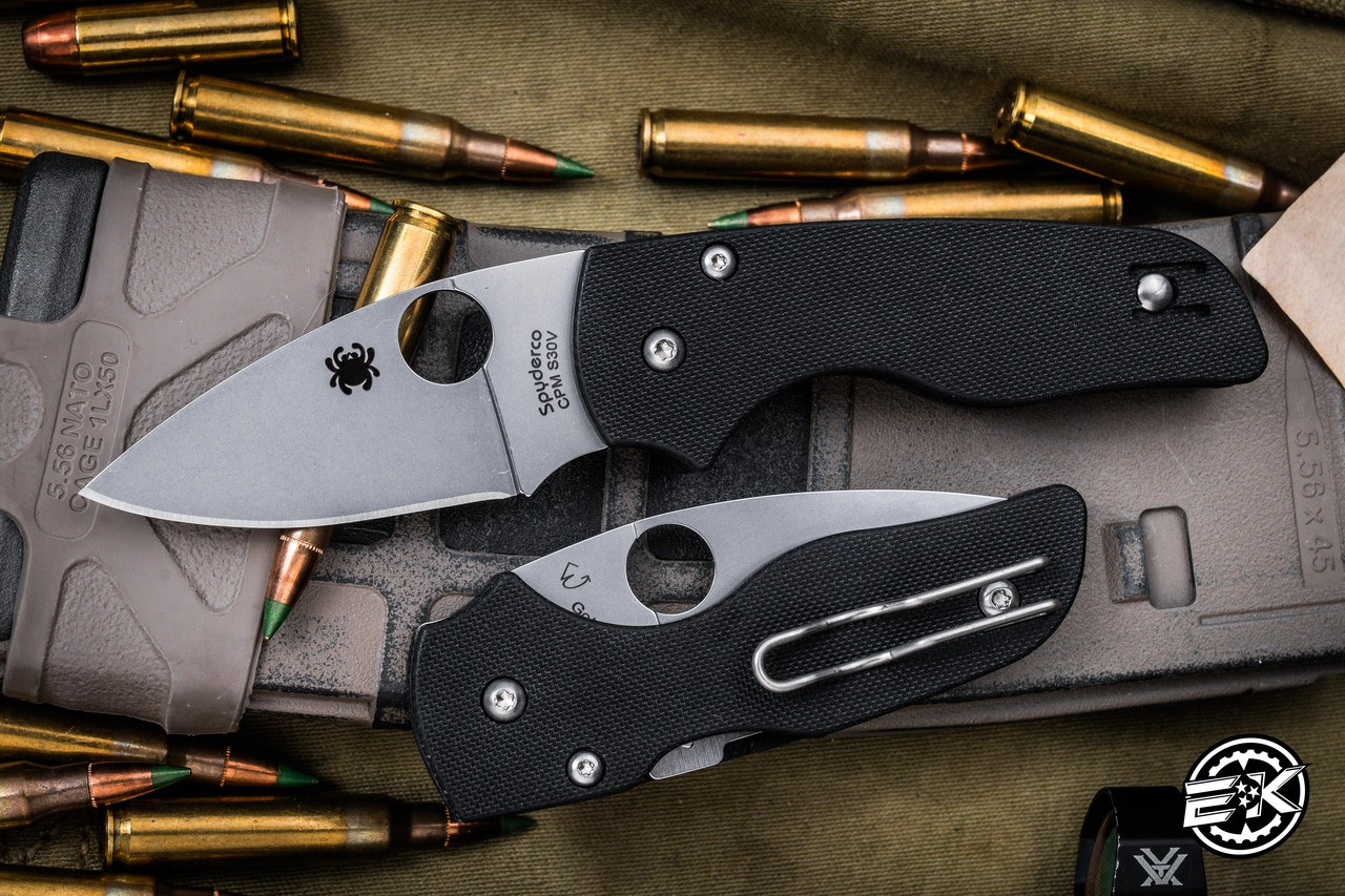 Spyderco Lil' Native Folding Knife G-10 Black 2.4