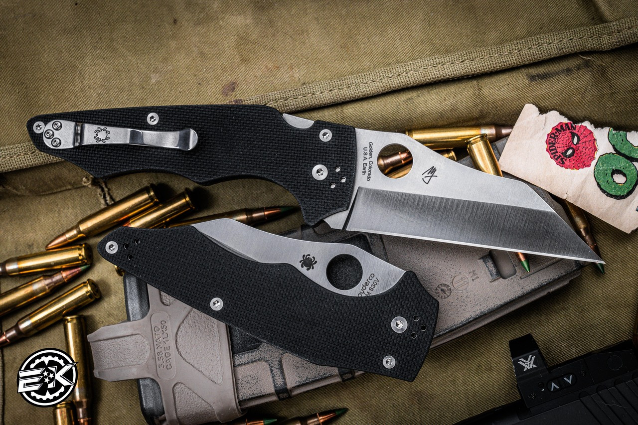 Spyderco YoJumbo Folding Knife Black G10 4