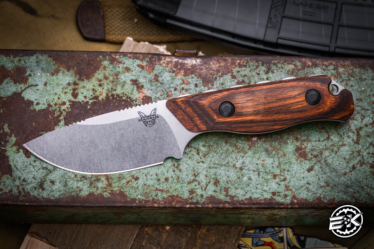 Benchmade Hunt Hidden Canyon Fixed Blade Knife Wood 2.8