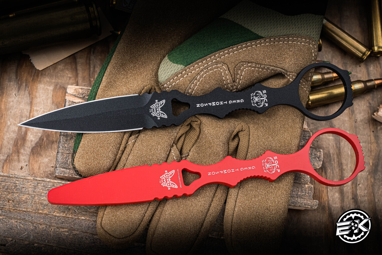 Benchmade SOCP Dagger Knife w/ Trainer Blade 3.22