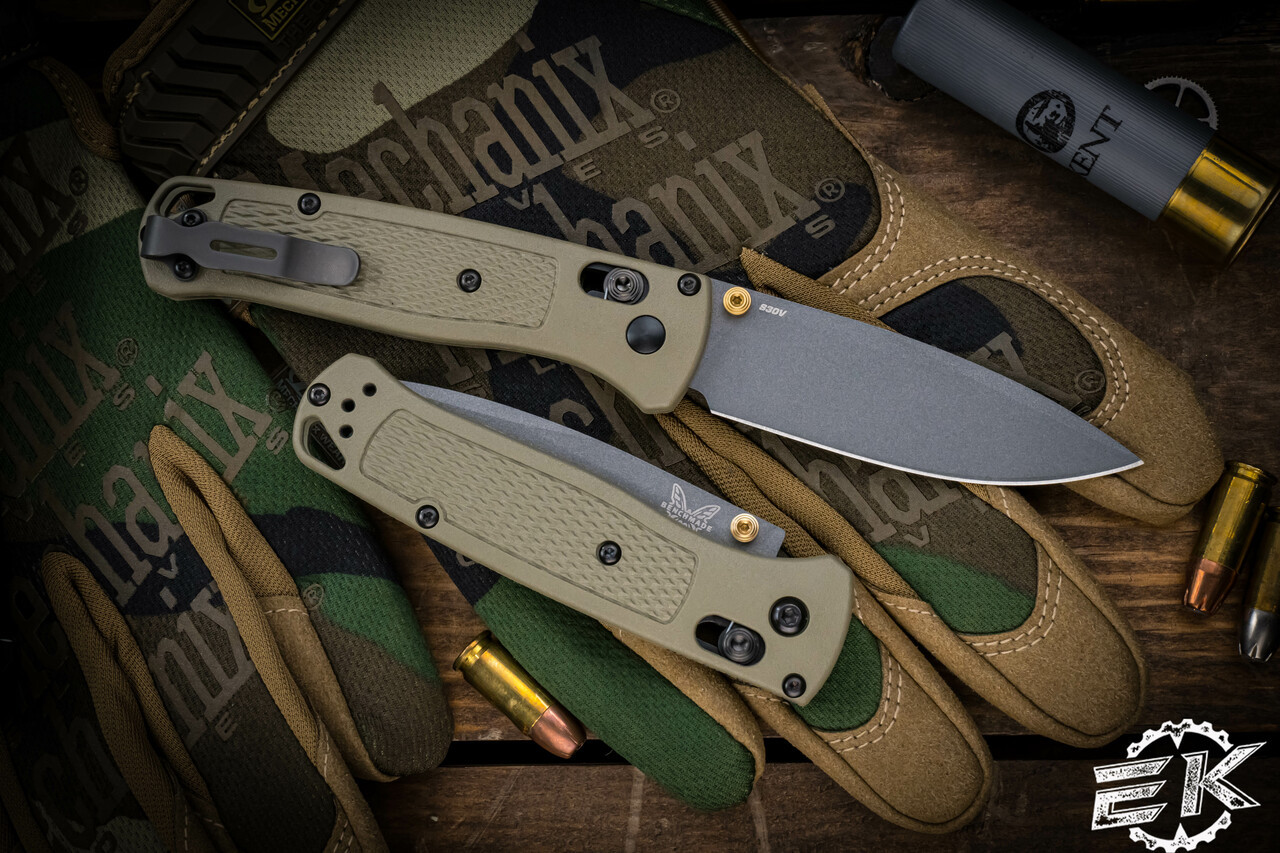  Benchmade - Bugout 535 EDC Knife with Ranger Green